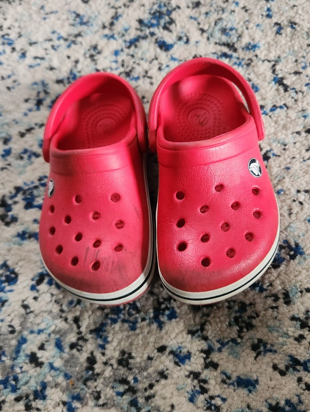 CROCS Kids Bright Red Classic Clogs